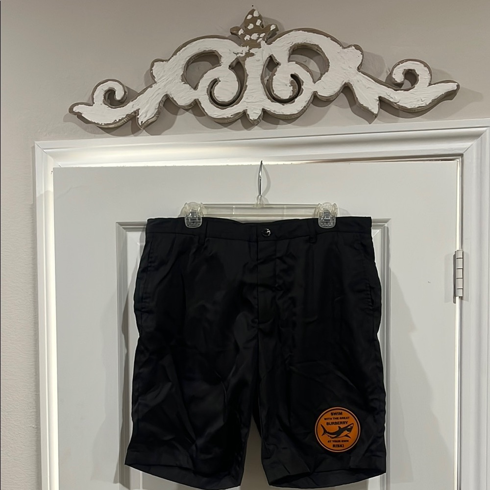 Men's Burberry Shark Black Swim With The Great Shorts Suit Trunks Size 52